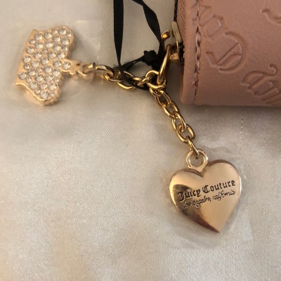 Juicy Couture Dusty Blush Not Your Babe Small Zip Around Bifold Wallet NWT - Picture 5 of 16